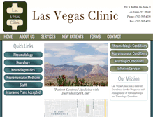 Tablet Screenshot of lasvegasclinic.org